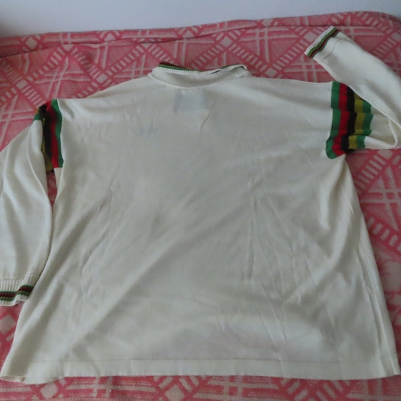 BODE Cycling Stripe Logo Knitted Long Sleeve Polo XL/XXL - Picture 6 of 9
